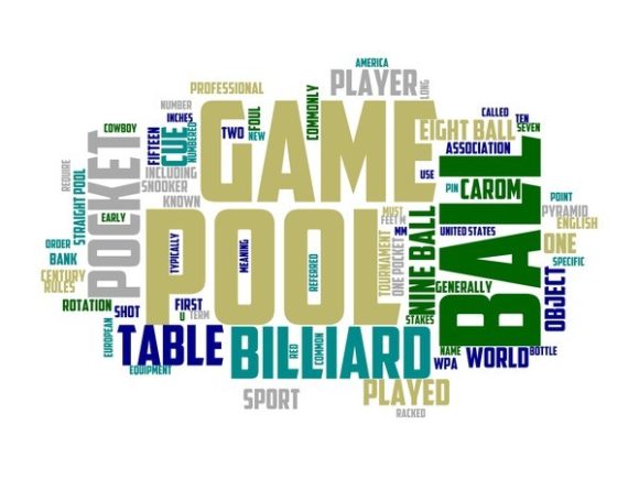 Hybrid Carom–Pocket Games Typography Wal
