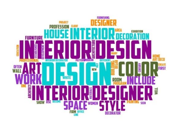 Interior Decorator Typography Tshirt: Your Hand-Drawn Wordcloud for Creative Expression