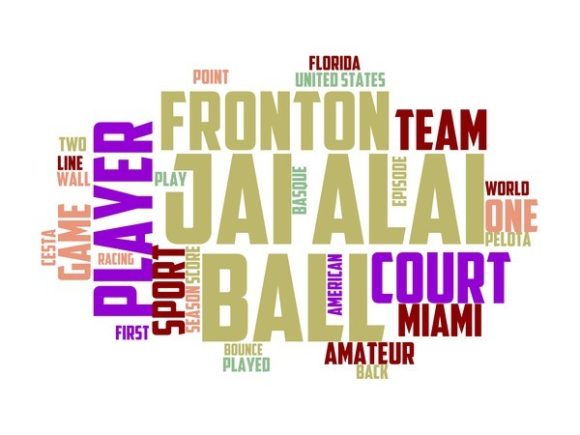 Jai Alai Typography Wallpaper