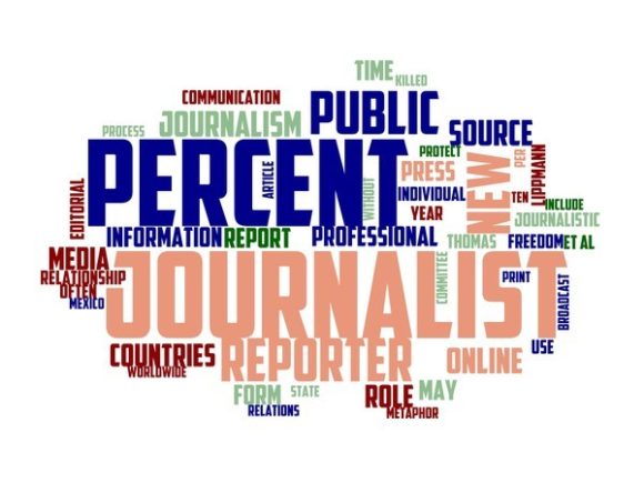 Journalist Typography Wallpaper: Your Hand-Drawn Wordcloud for Real Creative Work