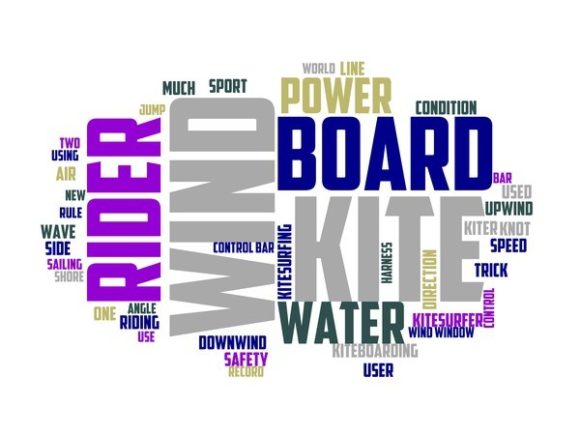 Kite Boarding Typography Tshirt: Where Athletic Energy Meets Expressive Design