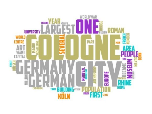 Koln Typography Book Cover: A Hand-Drawn Word Cloud That Works Harder Than You Think