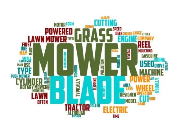Lawn Mower Typography Print