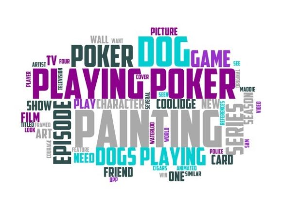 Learn to Play Poker Typography Book Cove