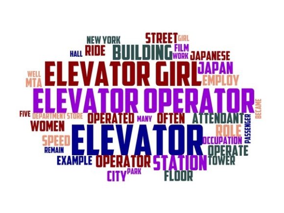 Lift Attendant Typography Crafting