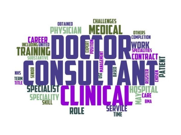Medical Consultant Typography Crafting
