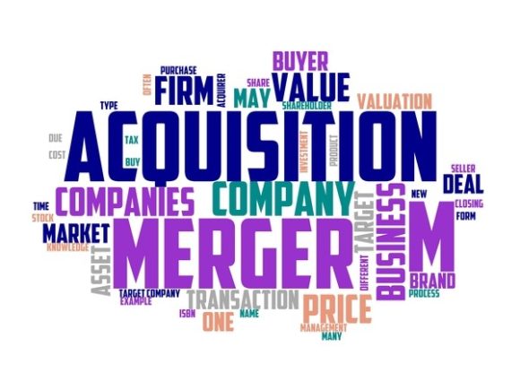 Merger Typography Background